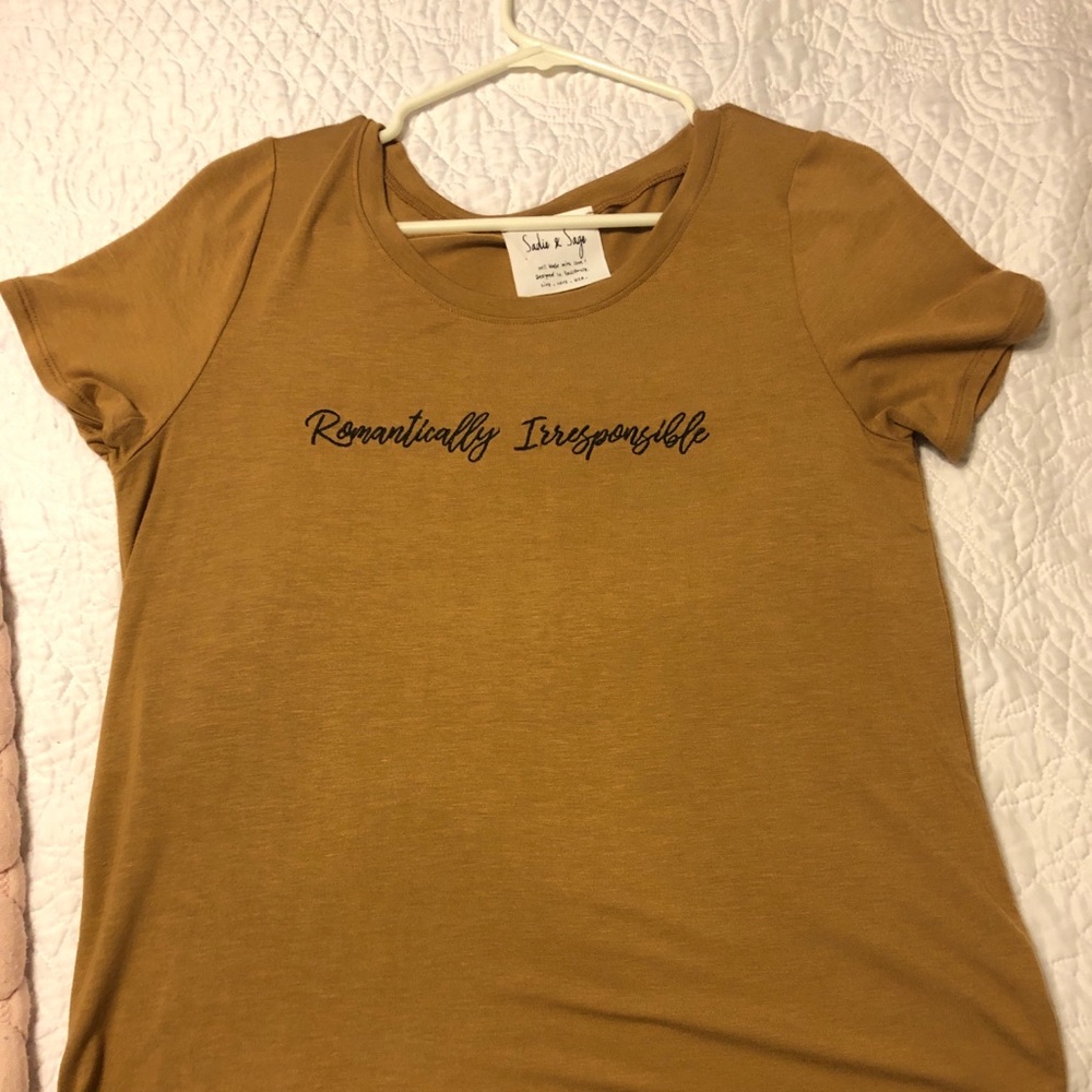 Romantically Irresponsible tee